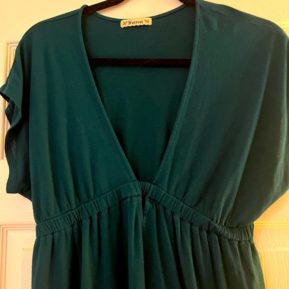 Dark Green Forever Top